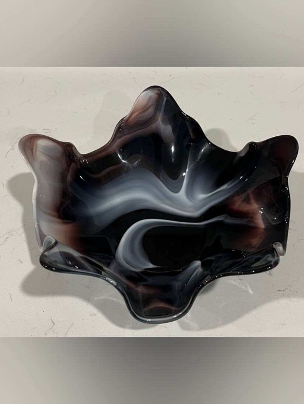 Westmoreland Purple Slag Glass Dish 1 Of A Kind Vintage Excellent Condition